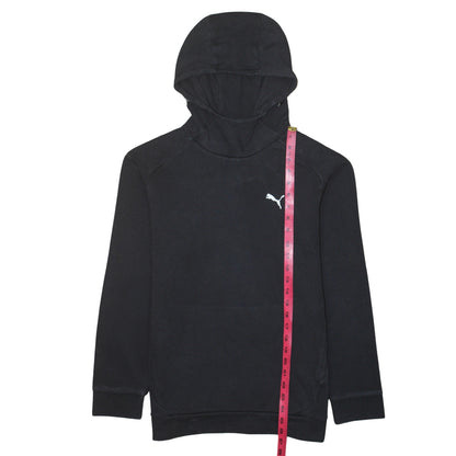 Mens UK Size S PUMA Black Pullover Hoodie
