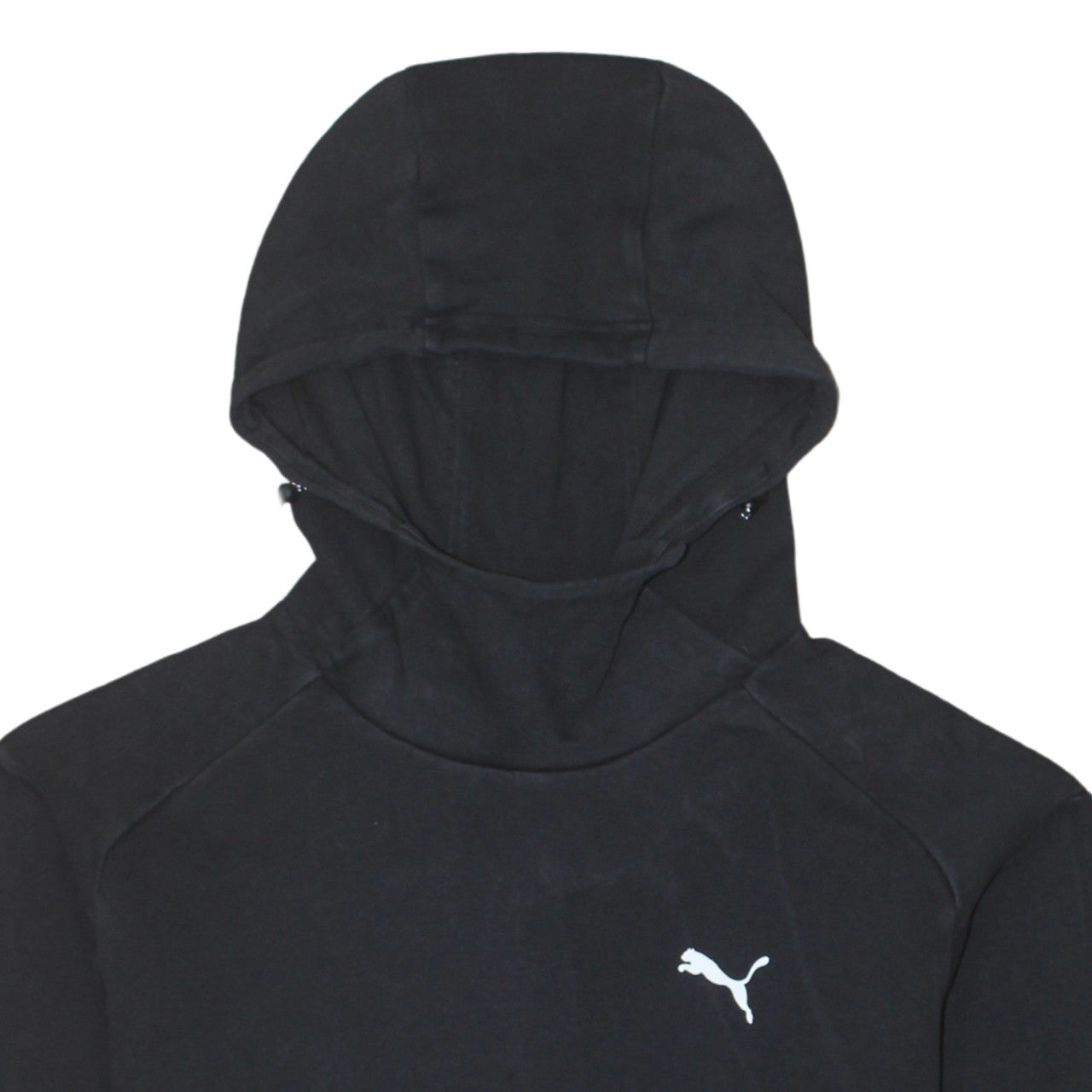 Mens UK Size S PUMA Black Pullover Hoodie