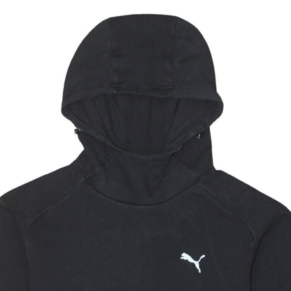 Mens UK Size S PUMA Black Pullover Hoodie