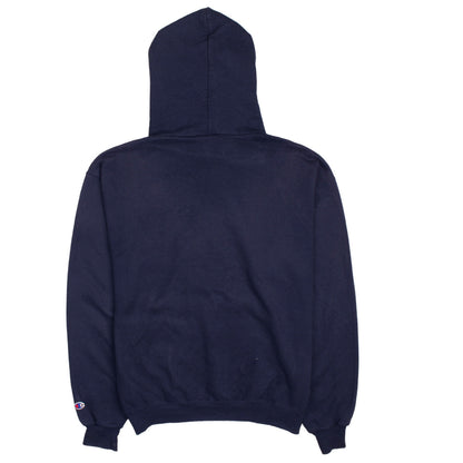 Mens UK Size M Champion Blue Pullover Hoodie