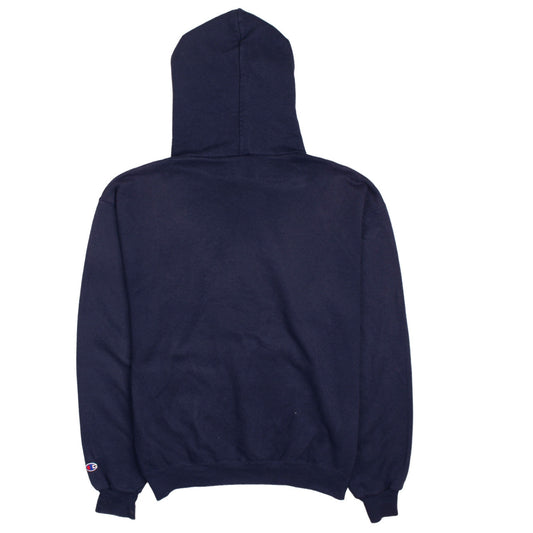 Mens UK Size M Champion Blue Pullover Hoodie