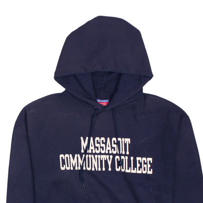 Mens UK Size M Champion Blue Pullover Hoodie