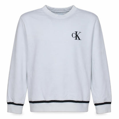 Mens UK Size S Calvin Klein Jeans White Pullover Sweatshirt