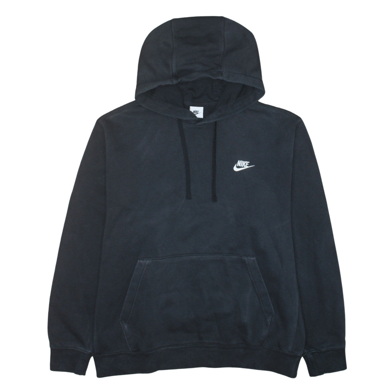 Mens UK Size L Nike Black Pullover Hoodie