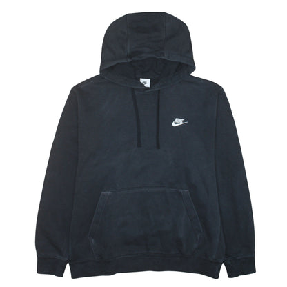 Mens UK Size L Nike Black Pullover Hoodie
