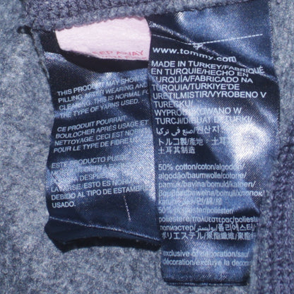 Mens UK Size L Tommy Jeans Blue Pullover Sweatshirt