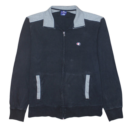 Mens UK Size L Champion Black Full Zip Sweatshirt