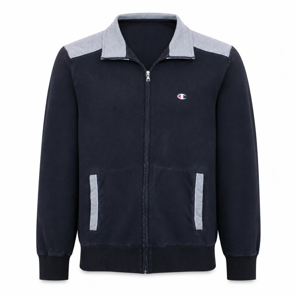 Mens UK Size L Champion Black Full Zip Sweatshirt