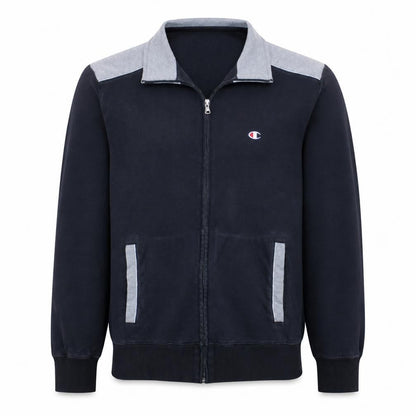 Mens UK Size L Champion Black Full Zip Sweatshirt