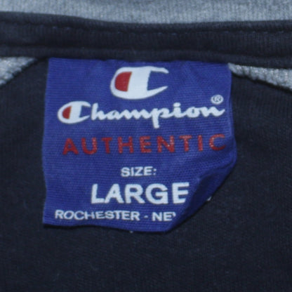 Mens UK Size L Champion Black Full Zip Sweatshirt