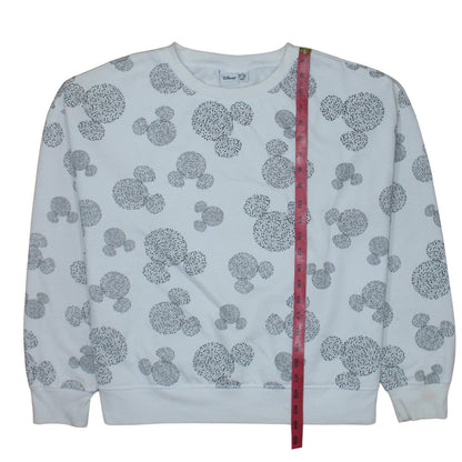 Womens UK Size M Disney White Pullover Sweatshirt
