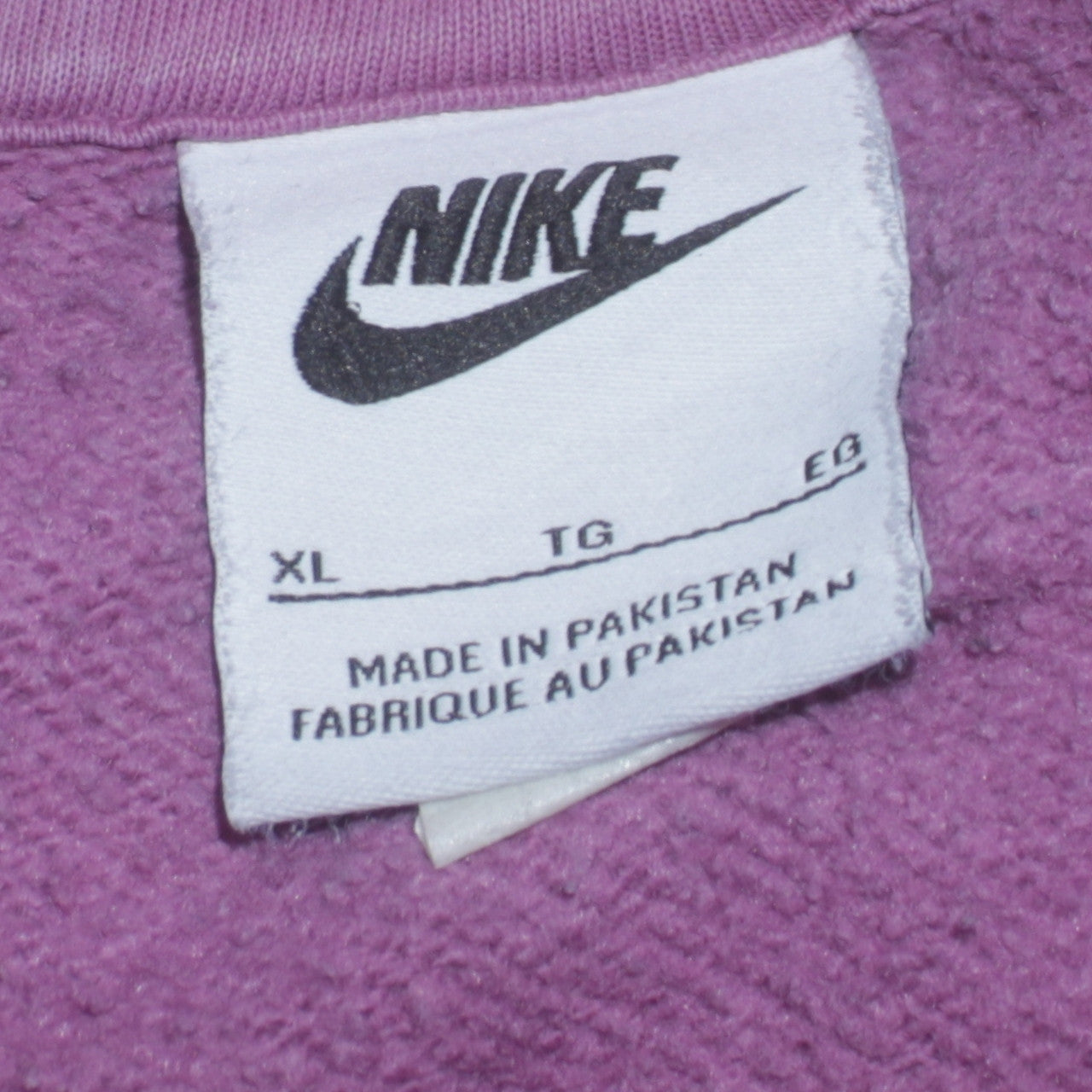 Womens UK Size XL Nike Purple Pullover Hoodie