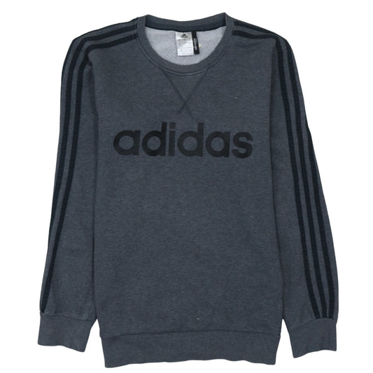 Mens UK Size S adidas Grey Pullover Sweatshirt