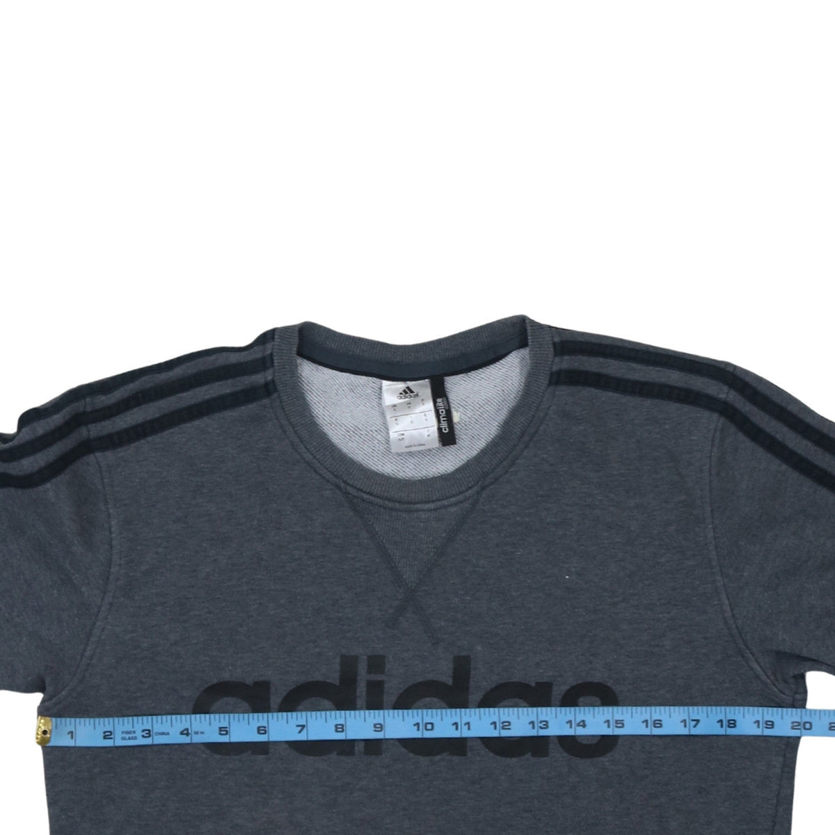 Mens UK Size S adidas Grey Pullover Sweatshirt