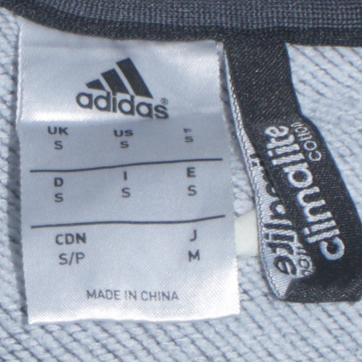 Mens UK Size S adidas Grey Pullover Sweatshirt