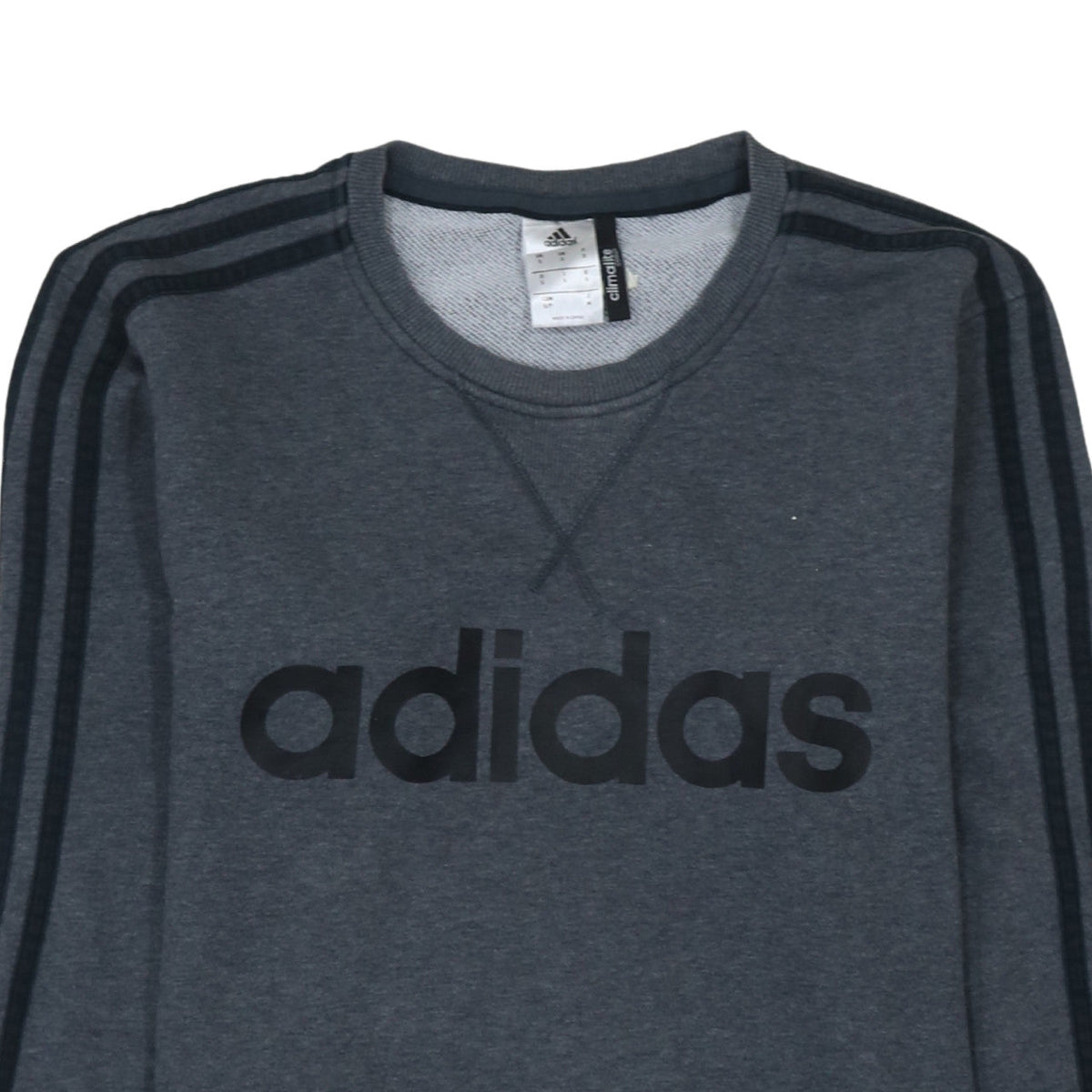 Mens UK Size S adidas Grey Pullover Sweatshirt