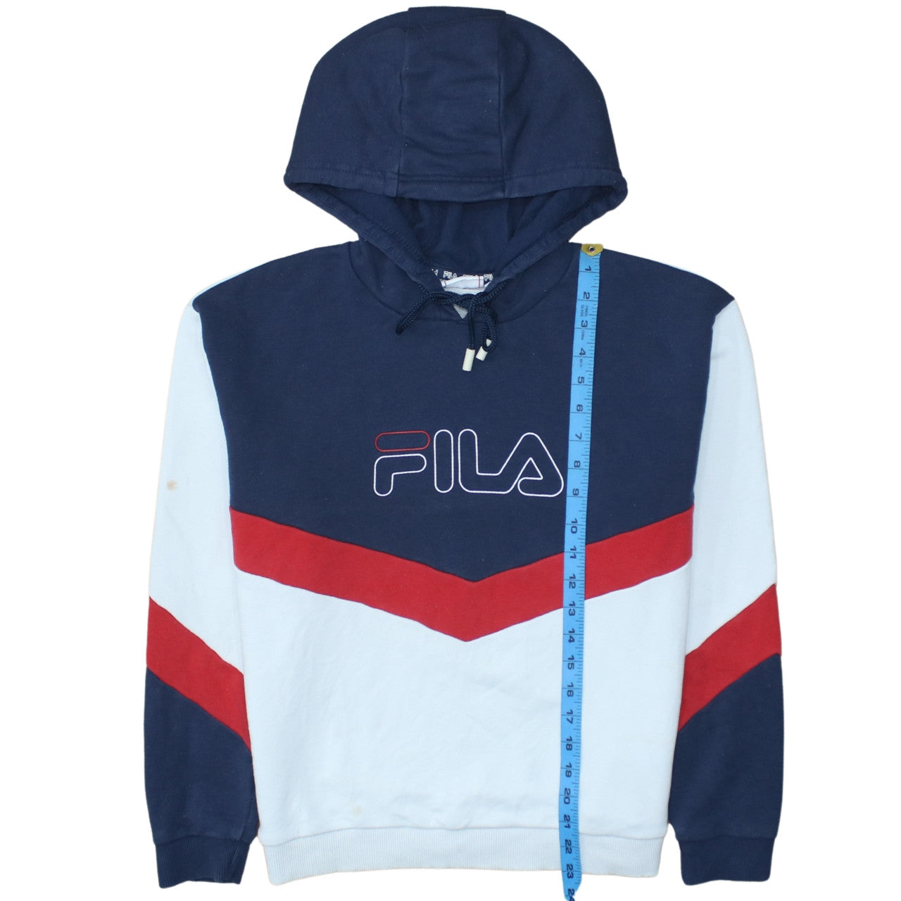 Womens UK Size M FILA Multicoloured Pullover Hoodie