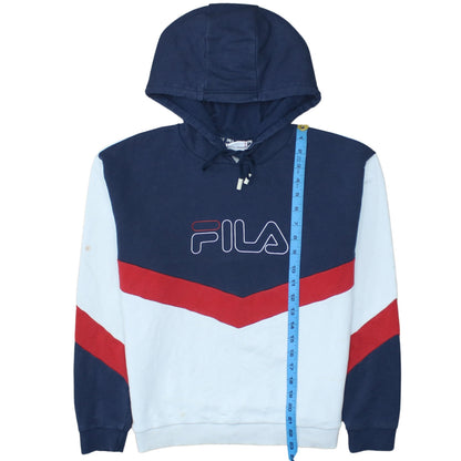 Womens UK Size M FILA Multicoloured Pullover Hoodie