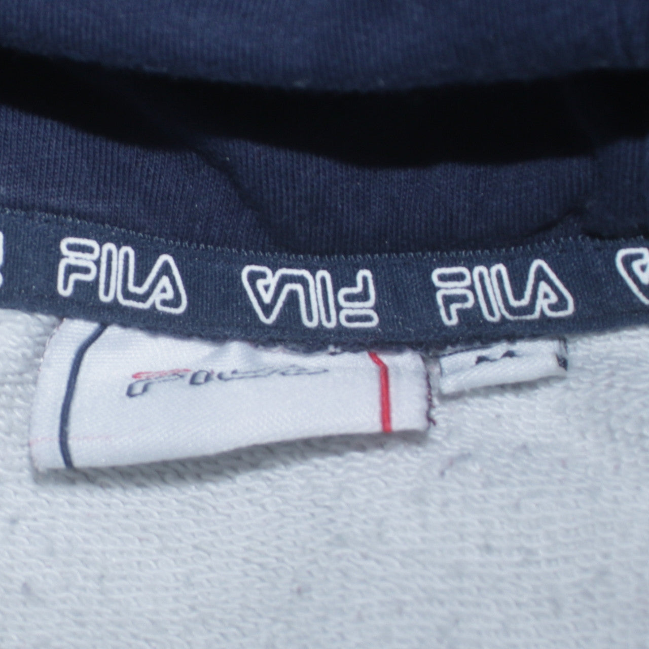 Womens UK Size M FILA Multicoloured Pullover Hoodie