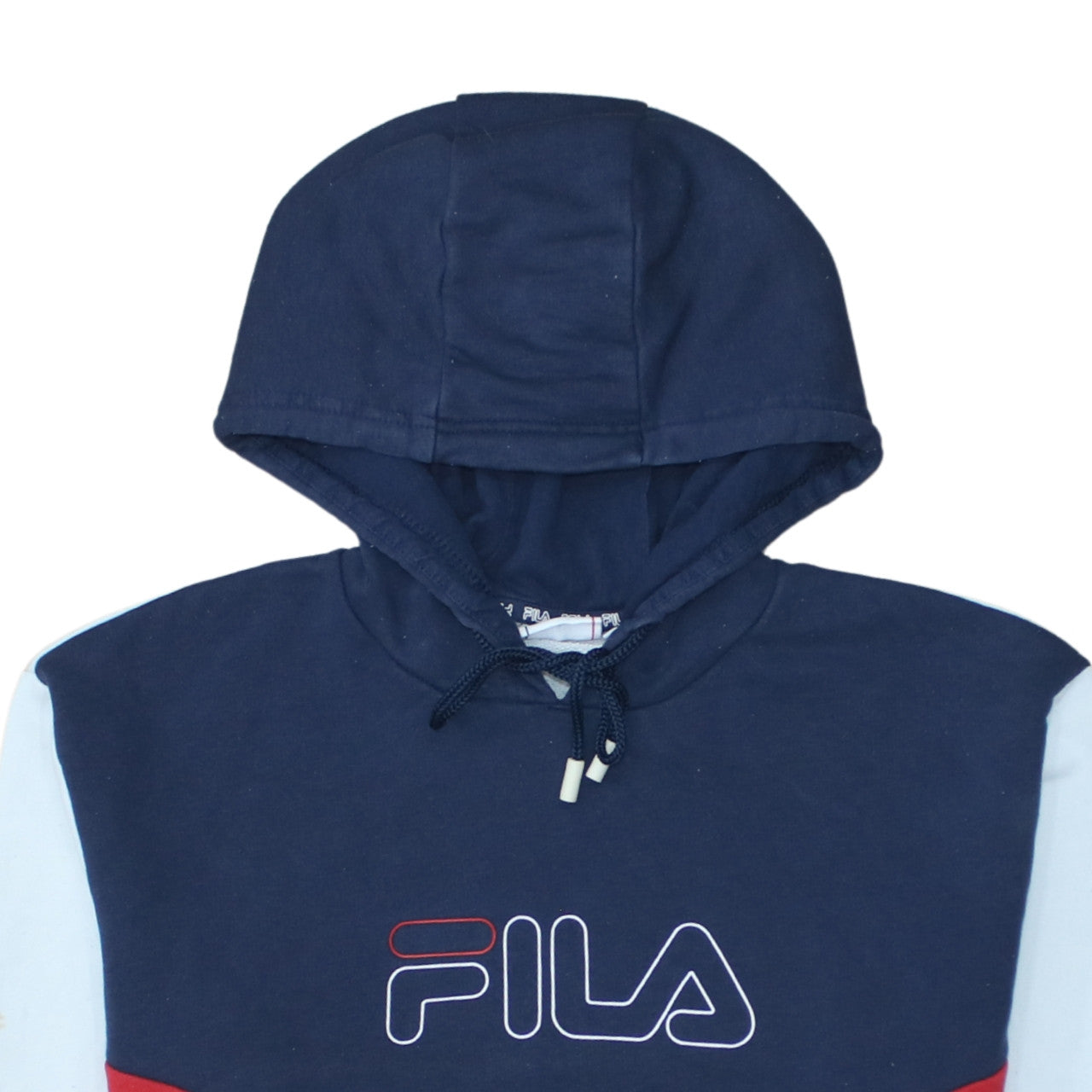 Womens UK Size M FILA Multicoloured Pullover Hoodie