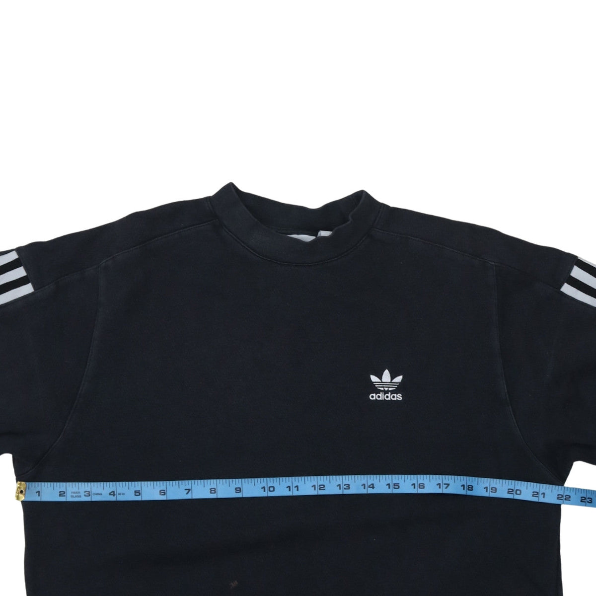 Adidas Men's Black Size S Pullover Crew Neck Sweatshirt