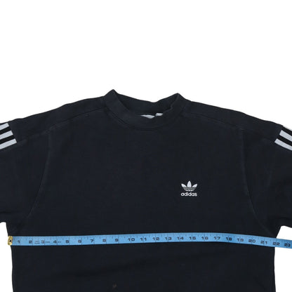 Adidas Men's Black Size S Pullover Crew Neck Sweatshirt