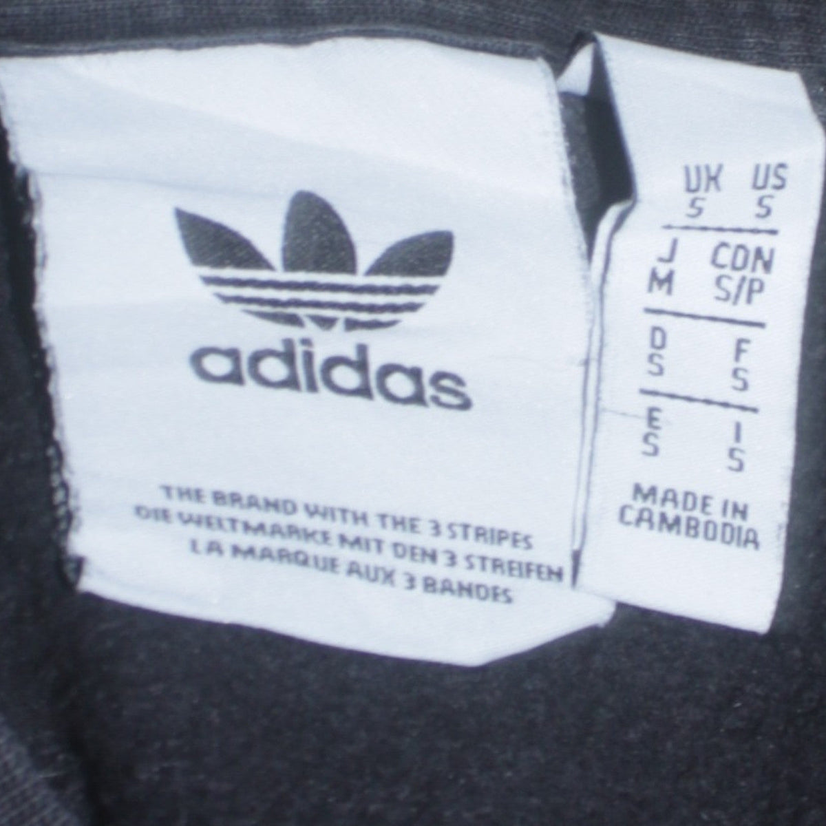 Adidas Men's Black Size S Pullover Crew Neck Sweatshirt
