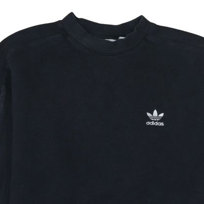Adidas Men's Black Size S Pullover Crew Neck Sweatshirt