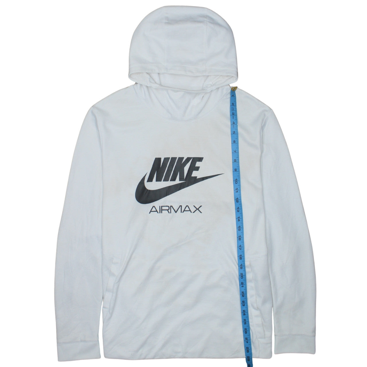 Mens UK Size XL Nike White Pullover Hoodie