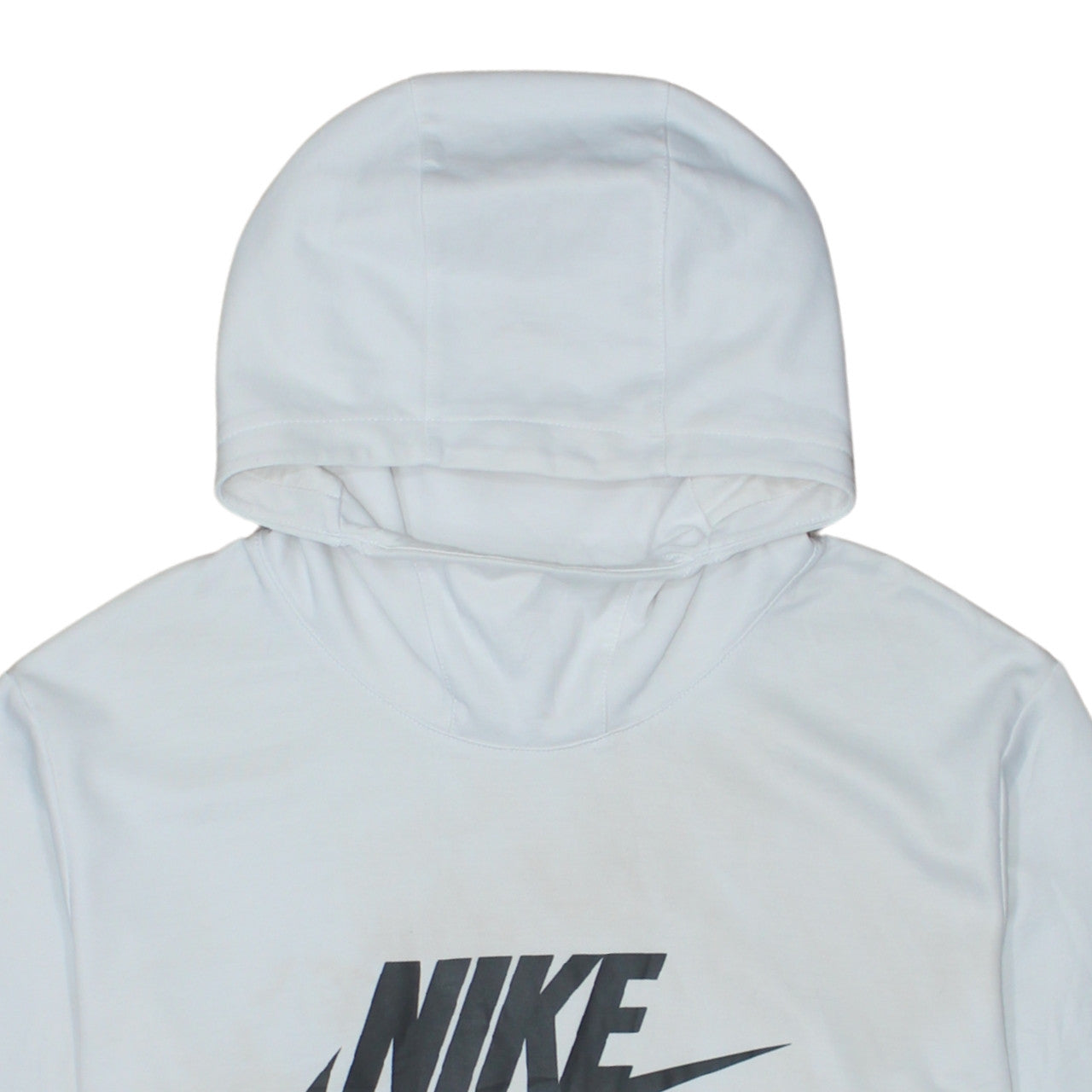 Mens UK Size XL Nike White Pullover Hoodie
