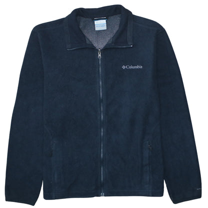 Columbia Men's Blue Fleece Full Zip Outdoor Jacket Size M