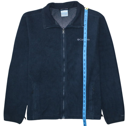 Columbia Men's Blue Fleece Full Zip Outdoor Jacket Size M