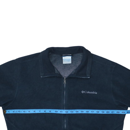 Columbia Men's Blue Fleece Full Zip Outdoor Jacket Size M