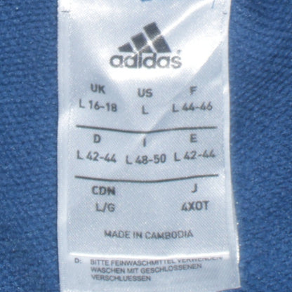 Womens UK Size L adidas Regular Fit Jogger Blue Trousers