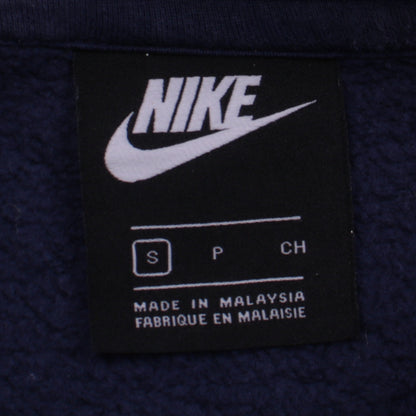 Mens UK Size S Nike Blue Pullover Hoodie