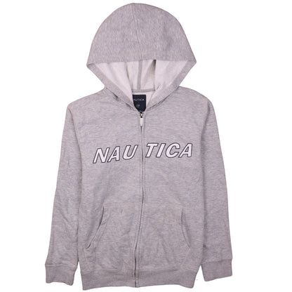 Boys UK Size 14-15 Years Nautica Grey Full Zip Hoodie