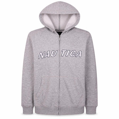 Boys UK Size 14-15 Years Nautica Grey Full Zip Hoodie