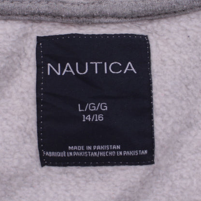 Boys UK Size 14-15 Years Nautica Grey Full Zip Hoodie