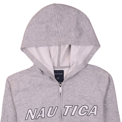 Boys UK Size 14-15 Years Nautica Grey Full Zip Hoodie
