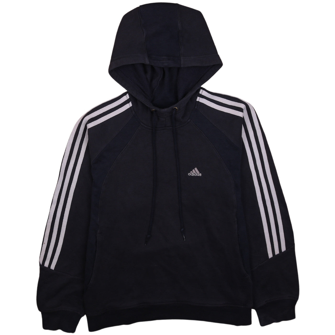 Mens UK Size M adidas Blue Pullover Hoodie