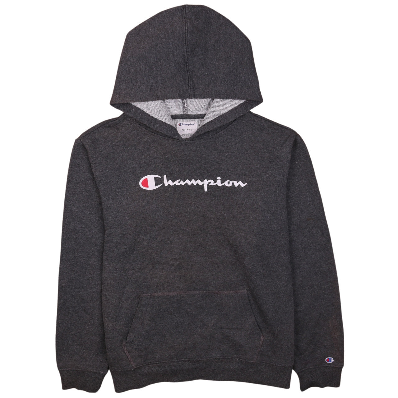 Womens UK Size XL Champion Grey Pullover Hoodie