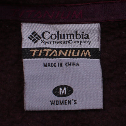 Womens UK Size M Columbia Purple Fleece