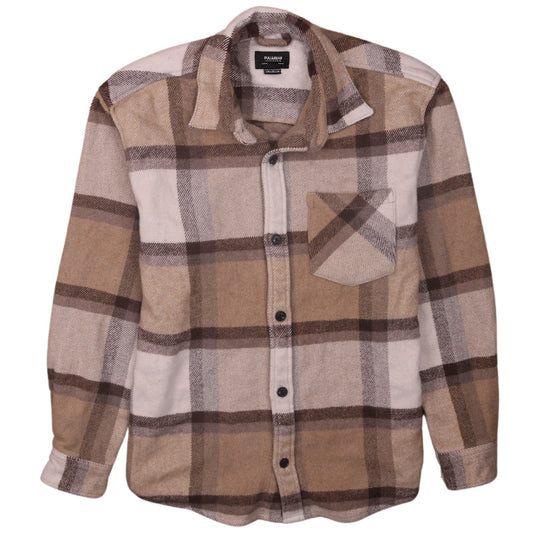 Mens UK Size S Pull&Bear Beige Shacket