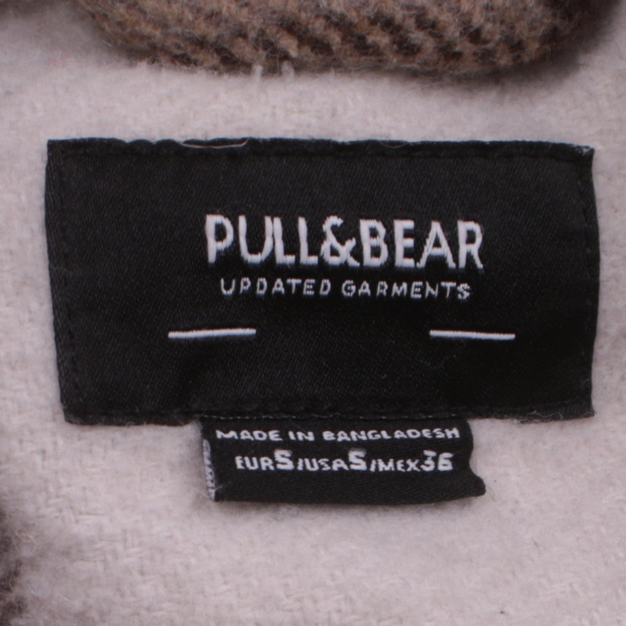 Mens UK Size S Pull&Bear Beige Shacket