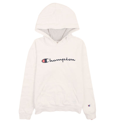 Mens UK Size XL Champion White Pullover Hoodie