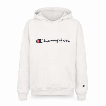 Mens UK Size XL Champion White Pullover Hoodie