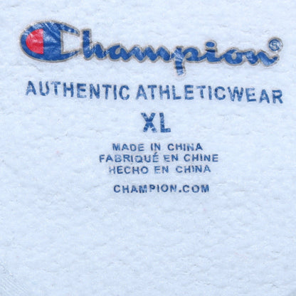 Mens UK Size XL Champion White Pullover Hoodie