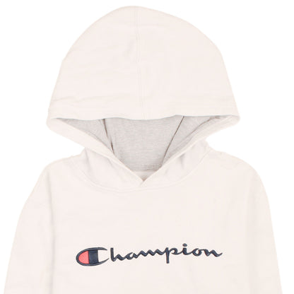 Mens UK Size XL Champion White Pullover Hoodie