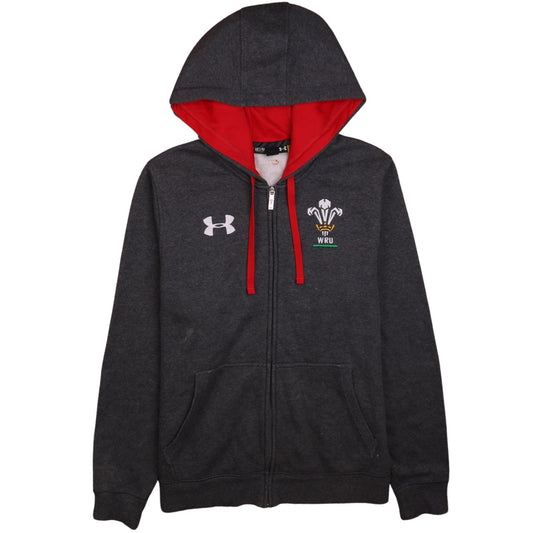 Mens UK Size M Under armour Grey Full Zip Hoodie