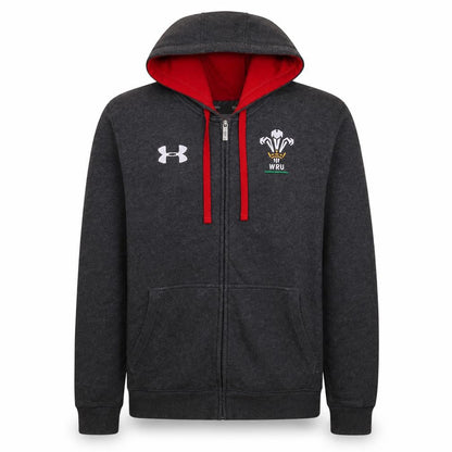 Mens UK Size M Under armour Grey Full Zip Hoodie